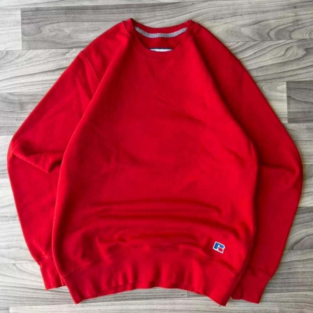 Russell Athletic Red Vintage Crewneck Sweatshirt